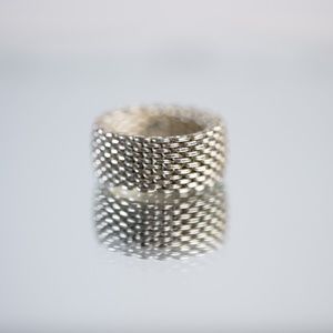 Tiffany & Co Somerset Mesh Ring Size 7